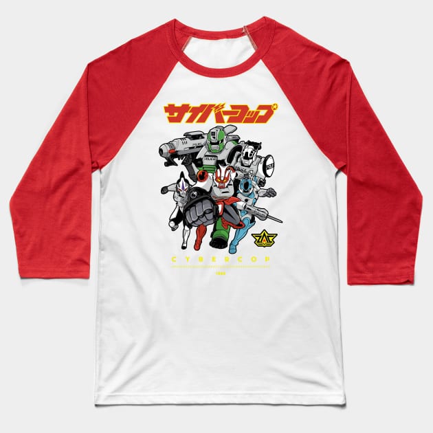 tokusatsu cybercop 1988 Baseball T-Shirt by DeeMON